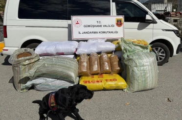 Gümüşhane’de kaçak tütün operasyonu: 530 kilo tütün ele geçirildi