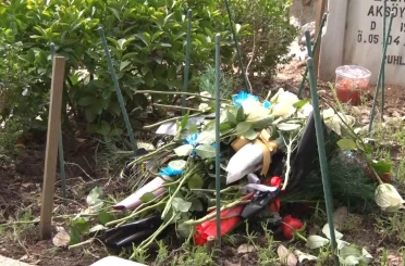 Güngören’de bıçaklanarak öldürülen Atlas Çağlayan’ın mezarı yapılıyor 