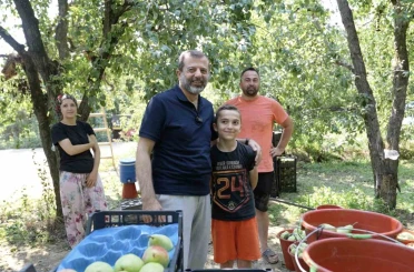 Gürsu’nun küçük çiftçisi herkesi kendine hayran bıraktı 
