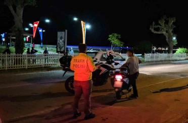 Gürültü kirliliğine sebep olan motosiklet sürücüsüne 35 bin lira ceza 