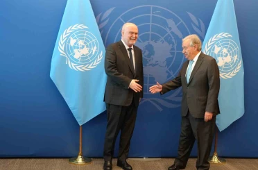 Guterres’ten Sinirlioğlu’na sıcak karşılama: "Evine hoş geldin"