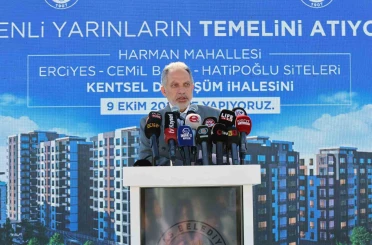 Güvenli yarınlar için Talas’ta tarihi adım 