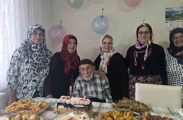 Hacı Hasan Dede’nin 95. yaş gününü böyle kutladılar 