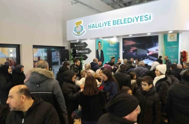 Haliliye Belediyesi standına büyük ilgi 