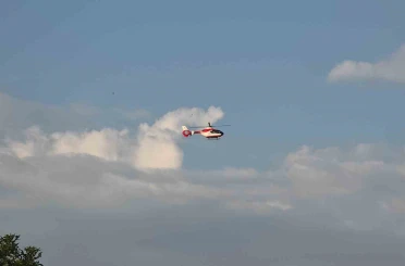 Hamile kadın ambulans helikopter ile Van’a getirildi 