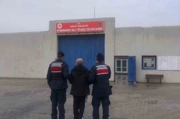 Hapis cezasıyla aranan şahsı jandarma yakaladı 