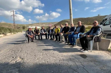 Harmandalı halkı Katı Atık Bertaraf Tesisi önünde nöbet tutuyor 