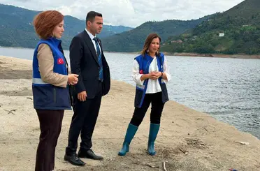 Hasan Uğurlu Baraj Gölü’ne 250 bin yavru sazan bırakıldı
