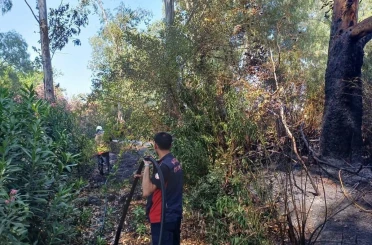 Hassa’da bahçe yangını 
