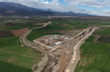 Hatay Büyükşehir Belediyesi, Hassa’ya atıksu arıtma tesisi inşa ediyor 