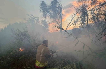 Hatay’da anız yangını büyümeden söndürüldü 