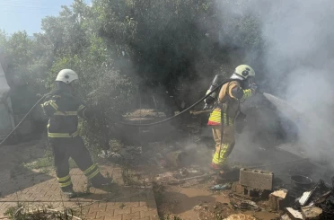Hatay’da bahçe ve çadır yangını 