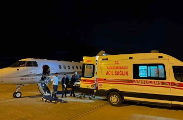 Hava ambulansı 11 yaşındaki çocuk için havalandı 