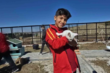 Hayvanları Koruma Günü’nde Evcil Köy’de patili dostlarla buluştular 