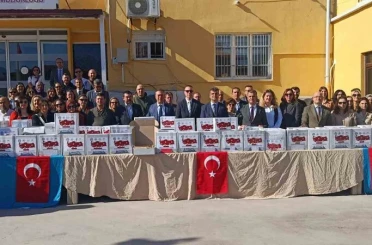 "Hediyem 81 İlin 81 Öğretmenine" projesinde paketler Milas’tan yola çıktı 