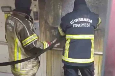 HES’teki yangın itfaiye ekiplerince söndürüldü 