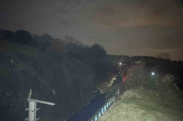 Heyelanla gelen facia ucuz atlatıldı 