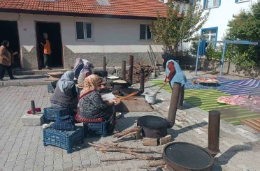 Hisarcık’ta kadınlar Gazze için seferber oldu 