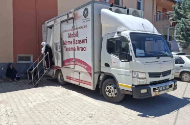 Hisarcık’ta meme kanseri için mobil tarama çalışmaları sürüyor 