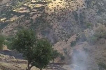 Hizan’da anız yangını 