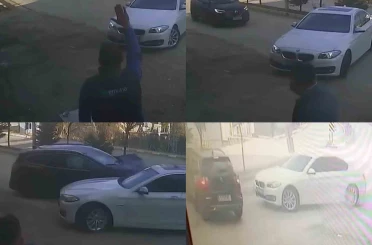 Hızla gelen araç, yola çıkan otomobile çarptı 