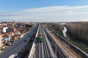 Hızlı tren projesi Edirne etabının yüzde 98’i tamamlandı 
