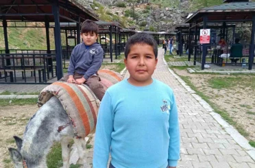 Homurlu’da eşek turları başladı 