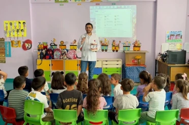 Hozat’ta miniklere sağlık eğitimi verildi 