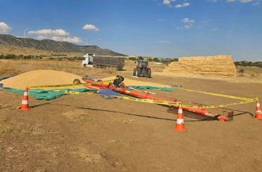 Hububat elevatörünün altında kalan 18 yaşındaki işçi hayatını kaybetti 