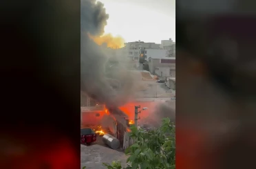 Hurdalık yangını korkuttu 