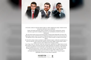 Hüseyin Okandan: "AK Gençlik, ülkesine hizmet etmeyi şiar edinmiş bir dava mektebidir" 