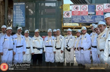 Huzurevinde kalan emekli madenciler yıllar sonra yeniden maden ocağına indi 