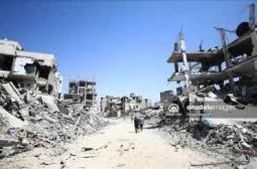 İsrail ordusunun çekildiği Şucaiyye Mahallesi’ndeki yıkım görüntülendi