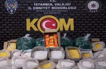 İstanbul'da sahte ve kaçak ilaç deposuna suçüstü baskın: 1,5 milyon sahte hap ele geçirildi, 2 gözaltı
