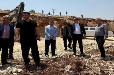 İdil’deki şantiye ve konkasör tesisinde inceleme 