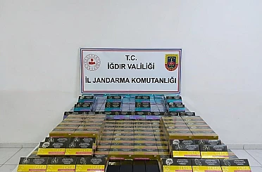 Iğdır İl Jandarma Komutanlığı’ndan kaçak elektronik sigara operasyonu 