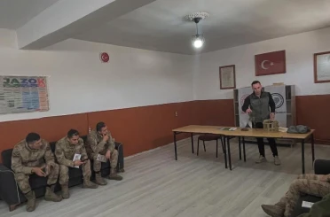 Iğdır’da Jandarma personeline kaçak avcılıkla mücadele eğitimi 