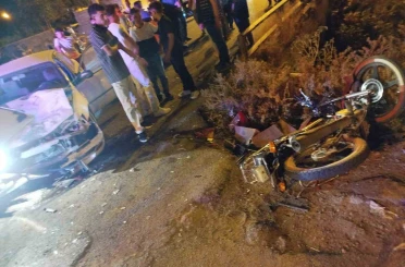 Iğdır’da otomobil ile motosiklet çarpıştı: 2’si ağır 3 yaralı 