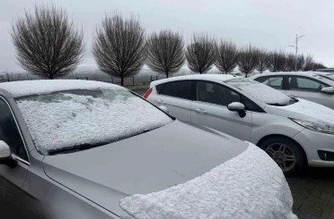 Iğdır’da yüksek kesimler karla yeniden beyaza büründü 