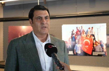 İHA’nın 15 Temmuz sergisini gezen Başkan Yılmaz: "O gün İHA da en az Türk milleti gibi cesurca hareket etti" 