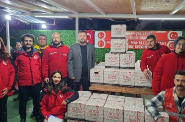 İhtiyaç sahibi 200 aileye gıda yardımı yapıldı 