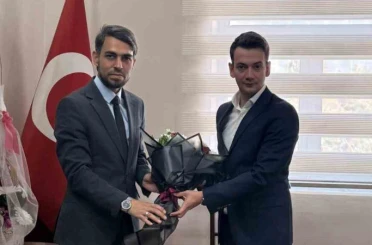 İlçe Müftüsü Aksoy, Kaymakam Aytürk’ü ziyaret etti 