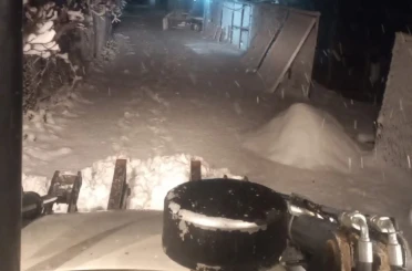 İlkadım’da karla mücadele 