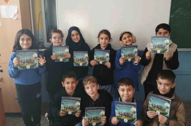 İlkokul öğrencileri, hayallerini kitaba taşıdı 