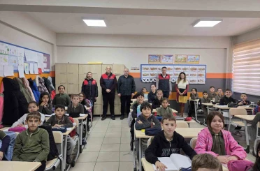 İlkokul öğrencilerine su verimliliği, balığın faydaları ve beslenme eğitimi 