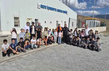 İlkokulu öğrencileri Oltu içme suyu arıtma tesisini inceledi
