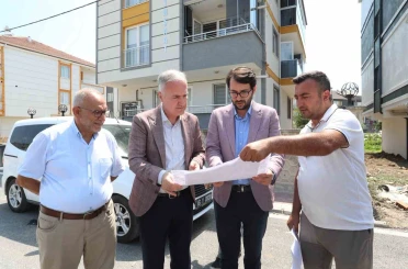 İnegöl Belediyesi’nden yeni mahalleye 64 araçlık otopark 