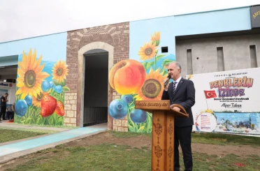 İnegöl, uluslararası duvar resimleri festivali ile sanatla buluştu 