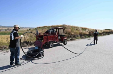 İnönü TOKİ konutlarında Martlı Suyu çalışmaları tamamlanma aşamasında 