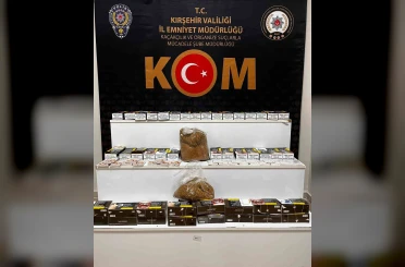 İş yerine yapılan operasyonda 12 bin adet dolu makaron bulundu 